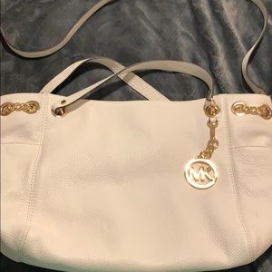 White Michael Kors purse